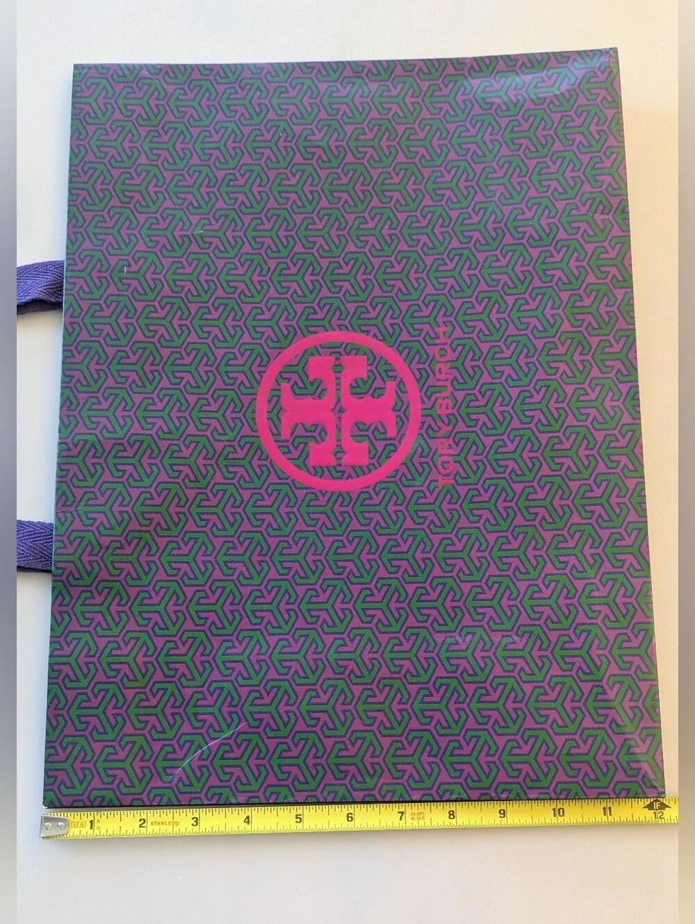 Authentic TORY BURCH Empty Paper Shopping Tote Bag With Handles L16